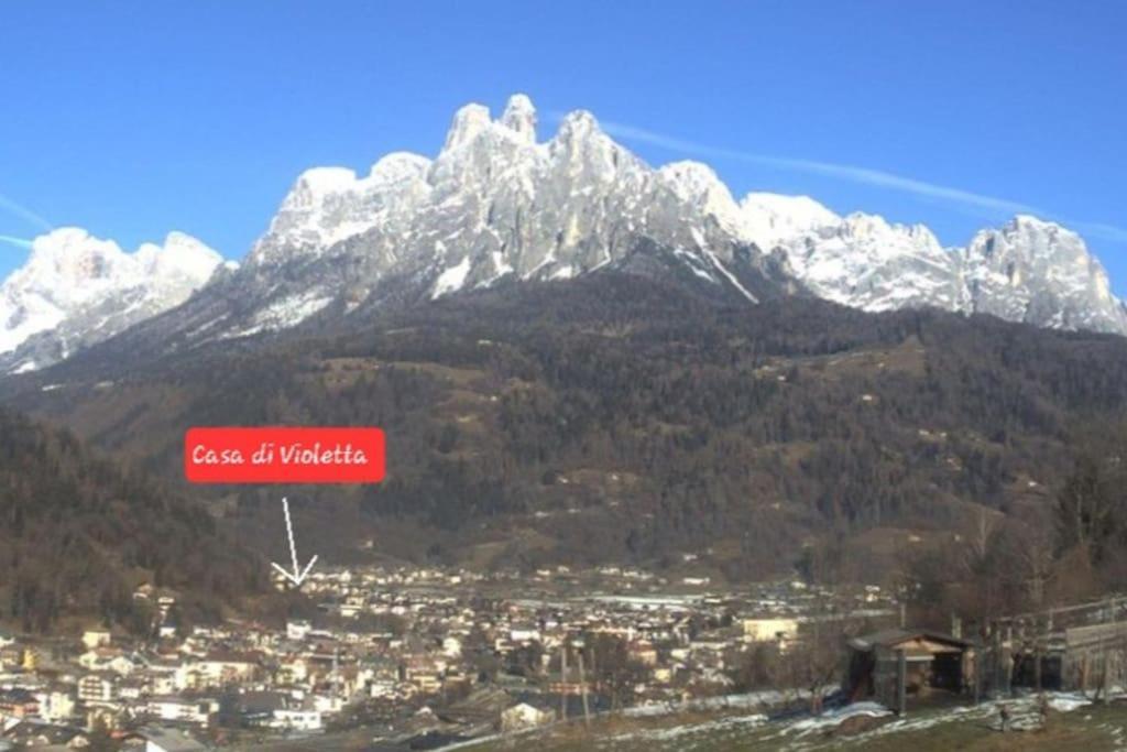 Appartamento La Casa Di Violetta Tonadico Zewnętrze zdjęcie